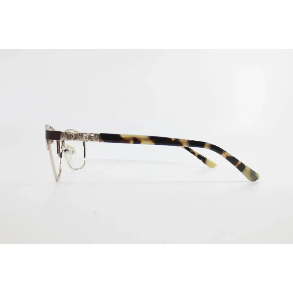 Chelsea Morgan CM 8005 BR/G Brown Tortoise Eyeglass Frames 53-16-135 Womens
